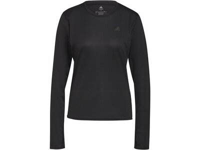 ADIDAS Damen T-Shirt Run Icons Running Schwarz