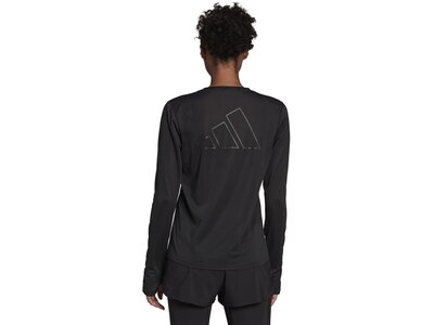 ADIDAS Damen T-Shirt Run Icons Running Schwarz