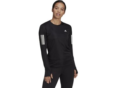 ADIDAS Damen T-Shirt Own the Run Schwarz