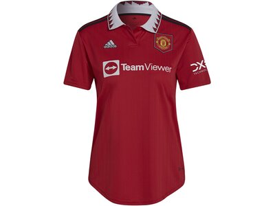 adidas Damen Manchester United 22/23 Heimtrikot Rot