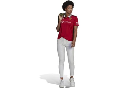adidas Damen Manchester United 22/23 Heimtrikot Rot