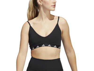 ADIDAS Damen BH adidas Purebare Light-Support Cup A-C Schwarz