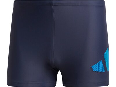 adidas Herren Logo Graphic Boxer-Badehose Blau