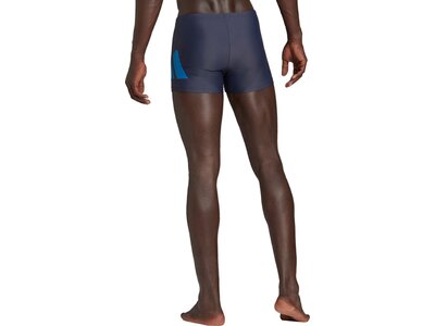 adidas Herren Logo Graphic Boxer-Badehose Blau