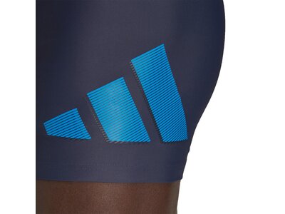 adidas Herren Logo Graphic Boxer-Badehose Blau