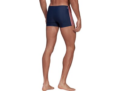 adidas Herren 3-Streifen Boxer-Badehose Blau