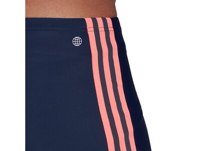 adidas Herren 3-Streifen Boxer-Badehose Blau