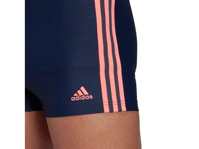 adidas Herren 3-Streifen Boxer-Badehose Blau