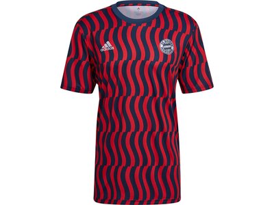 adidas Herren FC Bayern München Pre-Match Shirt Rot