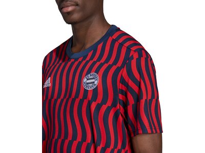 adidas Herren FC Bayern München Pre-Match Shirt Rot