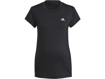 adidas Damen Designed to Move Colorblock Sport T-Shirt – Umstandsmode Schwarz