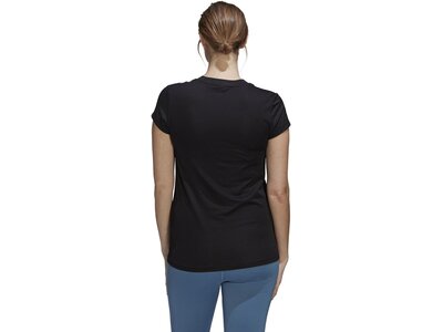 adidas Damen Designed to Move Colorblock Sport T-Shirt – Umstandsmode Schwarz