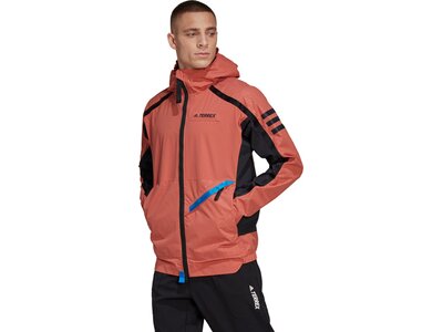 adidas Herren TERREX Utilitas Regenjacke Braun