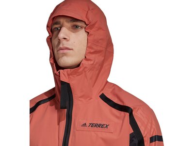 adidas Herren TERREX Utilitas Regenjacke Braun