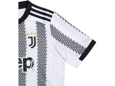 adidas Kinder Juventus Turin 22/23 Heimtrikot Grau