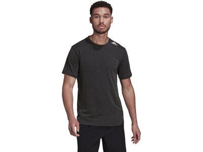 ADIDAS Herren Shirt Designed for Training Schwarz