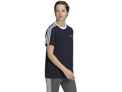 ADIDAS Damen Shirt Essentials 3-Streifen Schwarz