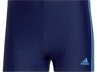 adidas Herren 3-Streifen Boxer-Badehose Blau