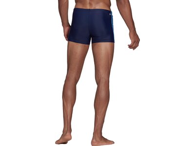 adidas Herren 3-Streifen Boxer-Badehose Blau