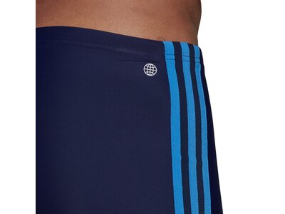 adidas Herren 3-Streifen Boxer-Badehose Blau