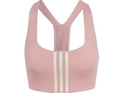 adidas Damen Powerimpact Training Medium-Support Sport-BH Pink