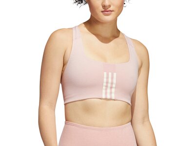 adidas Damen Powerimpact Training Medium-Support Sport-BH Pink