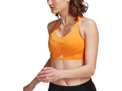 adidas Damen FastImpact Luxe Run High-Support Sport-BH Orange