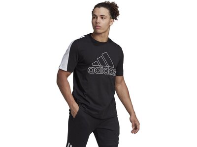 ADIDAS Herren Shirt M FI BOS Tee Schwarz