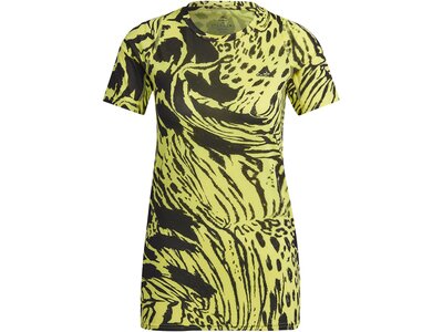 ADIDAS Damen FAST AOP TEE Braun