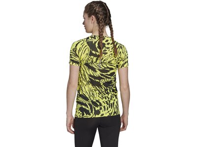 ADIDAS Damen FAST AOP TEE Braun