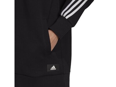 ADIDAS Damen Kapuzensweat W FI 3S LONG HD Schwarz