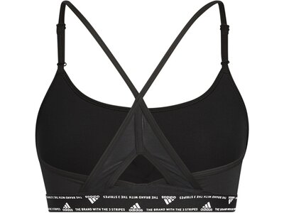 ADIDAS Damen BH adidas Aeroreact Training Light-Support 3-Streifen Cup A-C Schwarz