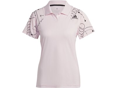 ADIDAS Damen Polo CLUB GRAPH POLO pink