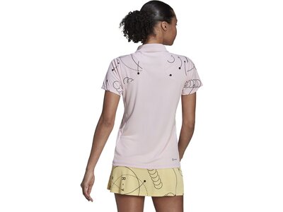 ADIDAS Damen Polo CLUB GRAPH POLO pink