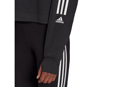 adidas Damen AEROREADY Designed to Move Cotton-Touch Sweatshirt Schwarz