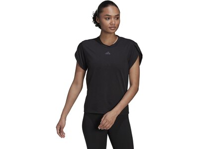 ADIDAS Damen Shirt W FLORAL T Schwarz