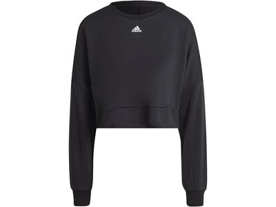 ADIDAS Damen Sweatshirt W STDIO SWT Schwarz
