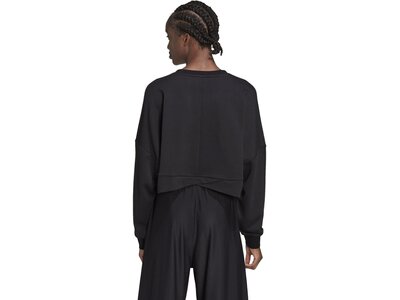 ADIDAS Damen Sweatshirt W STDIO SWT Schwarz