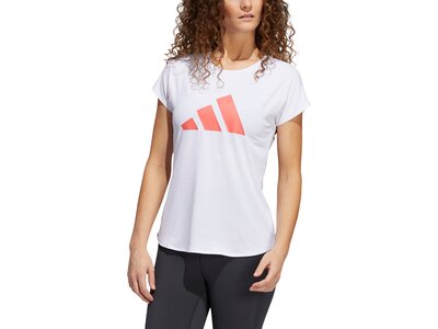 adidas Damen 3-Streifen Training T-Shirt Weiß