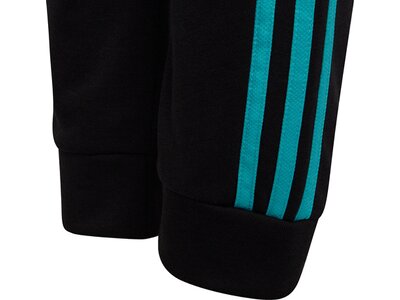 adidas Kinder Essentials 3-Streifen French Terry Hose Schwarz