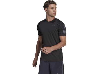 adidas Herren Run Icon T-Shirt Schwarz