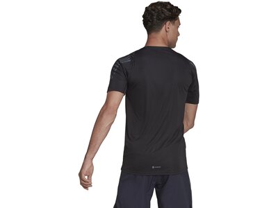 adidas Herren Run Icon T-Shirt Schwarz