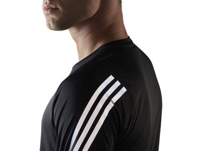 adidas Herren Run Icon T-Shirt Schwarz