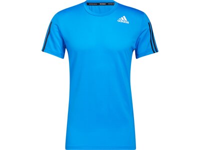 ADIDAS Herren Trainingsshirt AEROREADY 3 STRIPES Blau