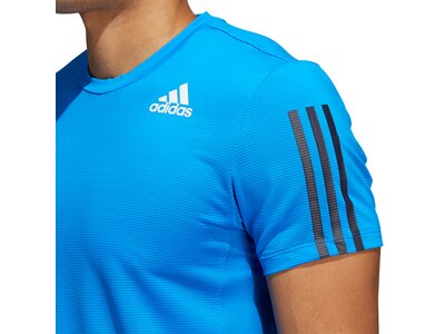 ADIDAS Herren Trainingsshirt AEROREADY 3 STRIPES Blau