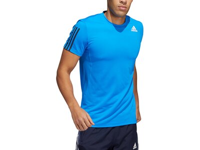 ADIDAS Herren Trainingsshirt AEROREADY 3 STRIPES Blau