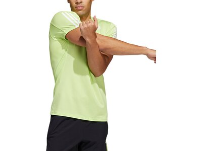 adidas Herren Primeblue AEROREADY 3-Streifen Slim T-Shirt Grün