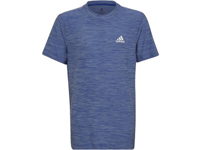 ADIDAS Kinder Shirt B HEATHER TEE Blau