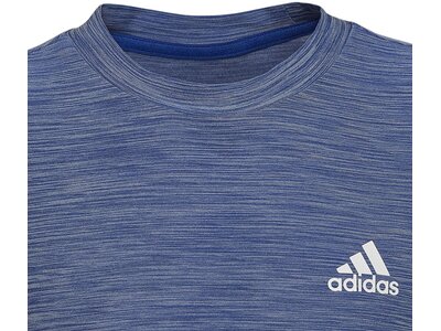 ADIDAS Kinder Shirt B HEATHER TEE Blau