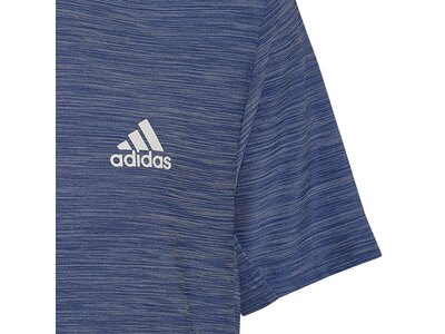 ADIDAS Kinder Shirt B HEATHER TEE Blau